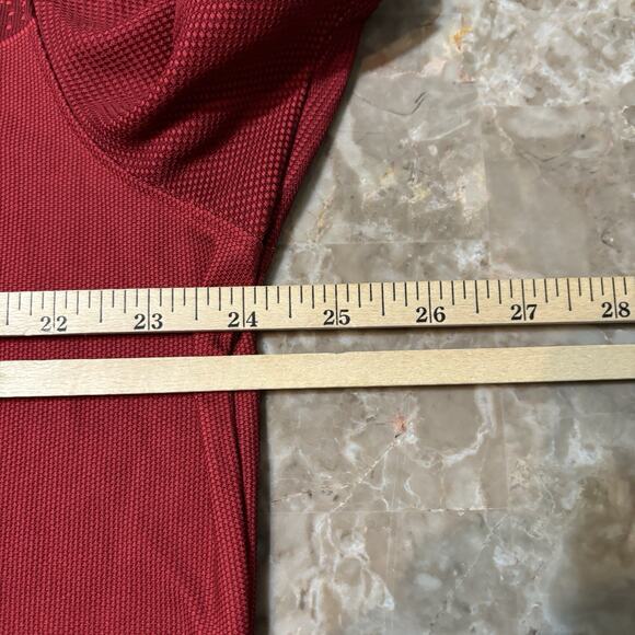 Nike Tiger Woods Polo Shirt Mens XL Sunday Red Blade Collar Snap Golf CT3797 - Picture 3 of 9